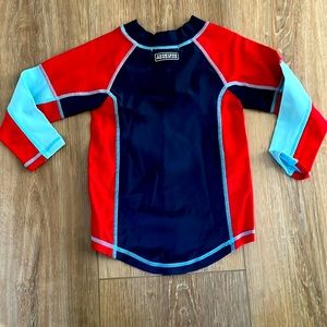 Toobydoo Kids/baby rash-guard swim shirt.